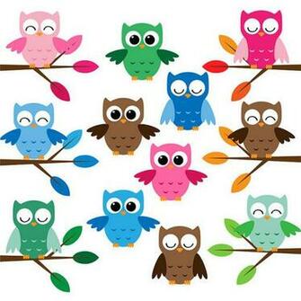 Cute Cartoon Owls Pictures Clipart Best