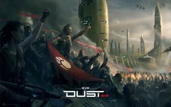 Minmatar Slave Riot Wallpaper Dust