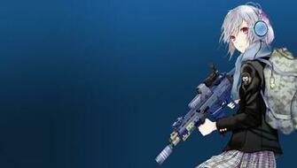 Anime Gun Girl Ps Vita Wallpaper Themes And
