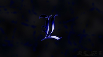Blue L Background Death Note By Scheve94