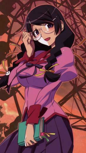 Monogatari Tsubasa Hanekawa Samsung Galaxy Note Wallpaper