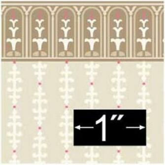 Buy The Brodnax Prints Inch Scale Dollhouse Miniature Wallpaper