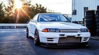 Wallpaper Nissan Gtr R32 Skyline White