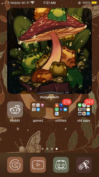 My Fall Cottagecore Phone Screen Wallpaper