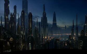 Night Life In Coruscant Framed Poster Print S Art