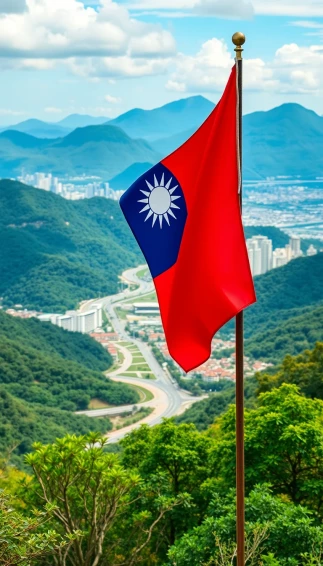 Taiwan Flag Wallpaper