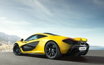 Yellow Mclaren P1 Supercar HD Wallpaper