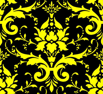 Yellow Damask Clip Art At Clker Vector Online Royalty