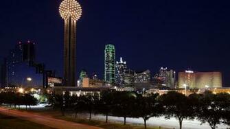 Wallpaper Dallas Skyline Reunion Tower Desktop