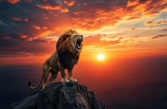 Lion Roar Wallpaper