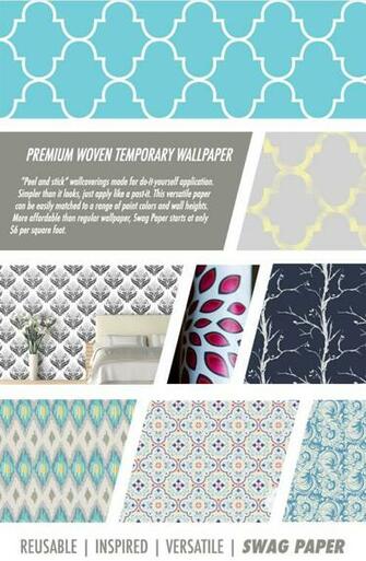Swag Paper Temporary Luxury Wallpaper