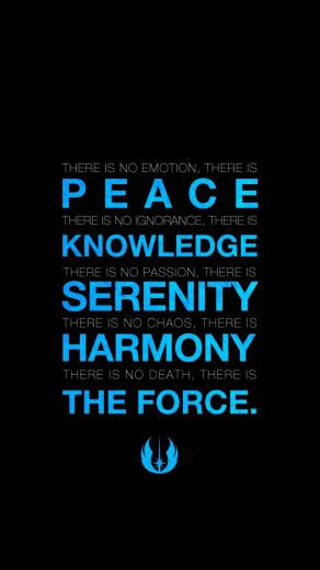 The Jedi Code iPhone Wallpaper
