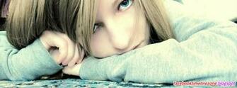 Timeline Zone Sad Alone Cute Girl Banner Wallpaper