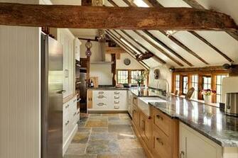 Country Rustic Kitchen Designs Shabby Chic Wallpaper Ideas