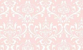 Pink And White Damask Wall Paper C Dressing Room