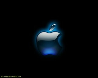 Cool Black Apple Logo Wallpaper