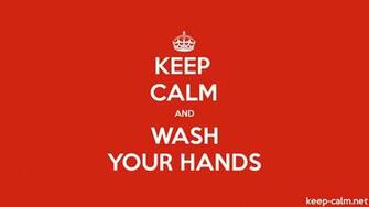 Keep Calm And Wash Your Hands Net