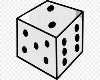White Background Clipart Dice Illustration Game Transparent