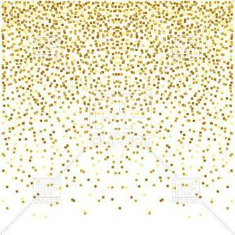 Abstract Golden Confetti Background Vector Image