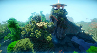 Minecraft Shaders Wallpaper