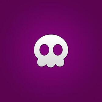 Purple Skull Wallpaper Bubbly iPad