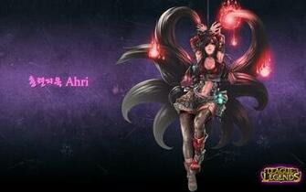 Wallpaper Ahri League Of Legends Myspace Background