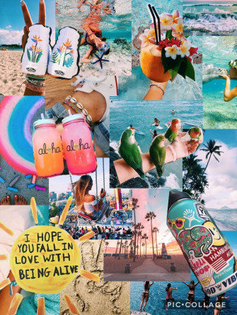 Collage For Summer Wallpaper