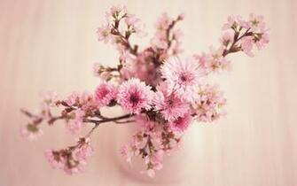 Flowers Vintage Retro Wallpaper