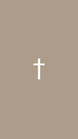 Minimalist Cute Girly Cross Wallpaper