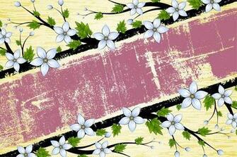 Flower Frame For The Introduction Of Text Surrounded By
