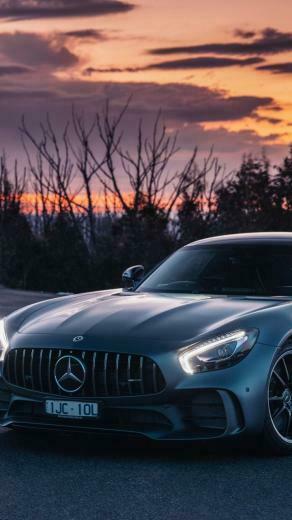 Sunset Mercedes Amg Gt Luxury Car Wallpaper Cars