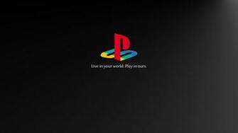 Playstation Retro Games Video Logo Sony Black