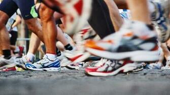 Marathon Running Wallpaper Image
