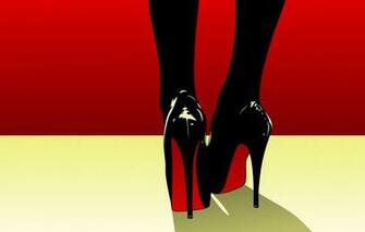 Wallpaper Vector Shoes Heel Pop Art Image For Desktop Section