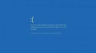 Blue Screen Of Death Computer Tech Wallpaper