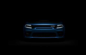 Wallpaper Auto Blue Machine Dodge Lights Car Render