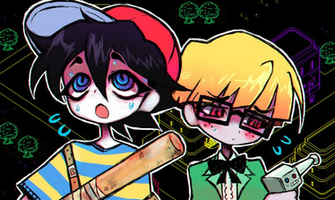 Ness And Jeff Moonside HD Wallpaper Background Image