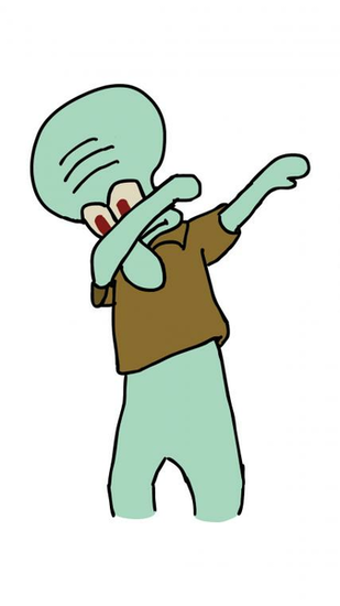 Squidward Dab Wallpaper Dabbing And Animation