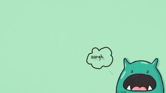Wallpaper Cute Monster By Blacktoffee