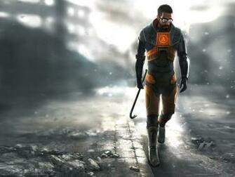 Character Of Half Life On Road With His Weapon