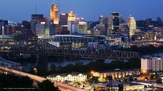 Wallpaper Cincinnati Kentucky Evening Desktop