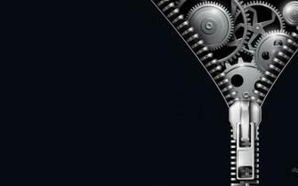 Zip Techno Wallpaper In 3d Abstract With All