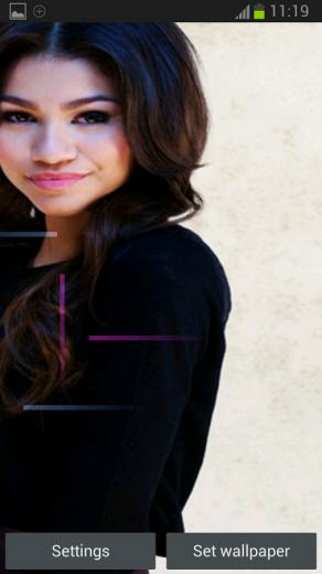 Zendaya Coleman 3d Wallpaper Screenshot