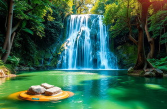 Waterfall Wallpaper With Sound