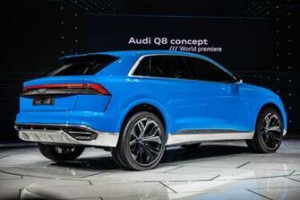 Audi Q8 Side Profile Wallpaper Cars