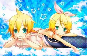 Vocaloid Kagamine Rin Len Wallpaper Background