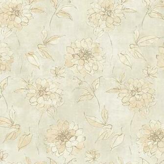 Grey And Gold Sketched Rose Wallpaper Wall Sticker Outlet
