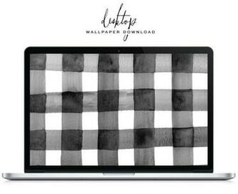 Gingham Wallpaper Lark Linen