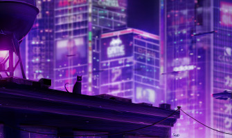 Cat In Tokyo 5k Wallpaper HD Artist 4k Image Photos And Picture