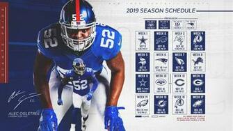 Giants Schedule New York